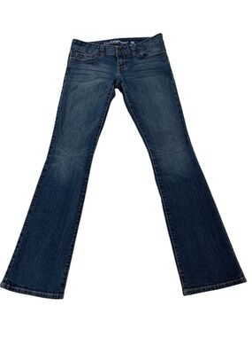 VINTAGE GUESS Jeans Daredevil Bootcut Size 28 Medium Wash Y2K Sexy Fit
